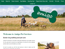 Tablet Screenshot of amigopetservices.co.uk